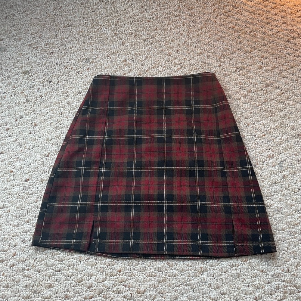 Plaid skirt